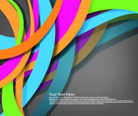 3D Paper background vector design 09