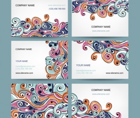 Beautiful floral card vector 04