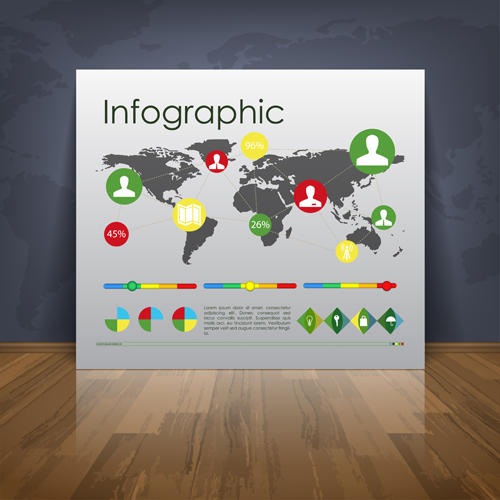 Business Infographic Templates vector set 01