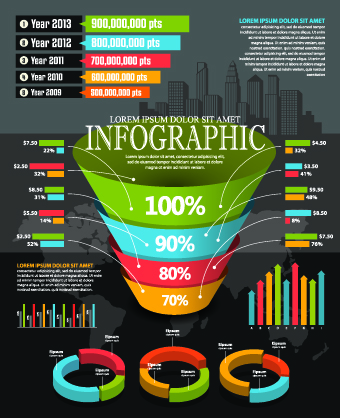 Business Infographic creative design 446