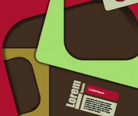 Business objects vector background 02