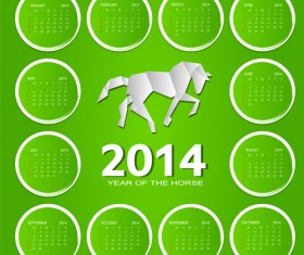 Calendar 2014 vector huge collection 35