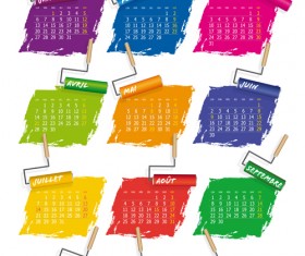 Calendar 2014 vector huge collection 47