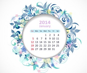 Calendar 2014 vector huge collection 48
