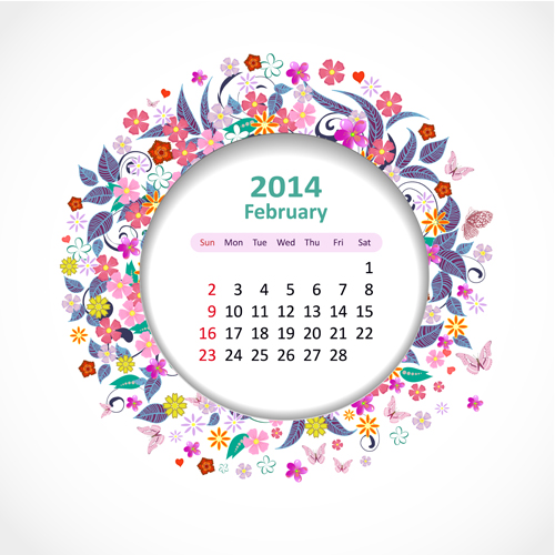 Calendar 2014 vector huge collection 49