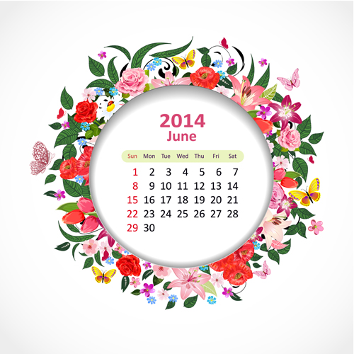 Calendar 2014 vector huge collection 53