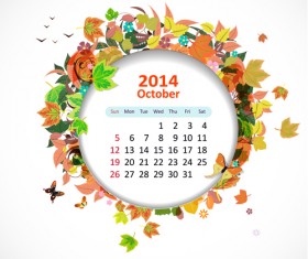 Calendar 2014 vector huge collection 57