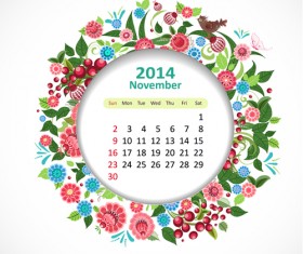 Calendar 2014 vector huge collection 58