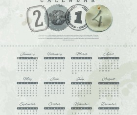 Calendar 2014 vector huge collection 23