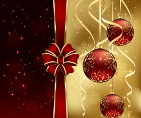 Bright christmas backgrounds vector 02