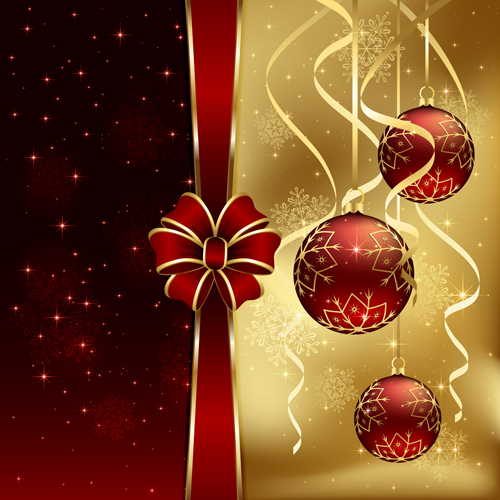 Bright christmas backgrounds vector 02