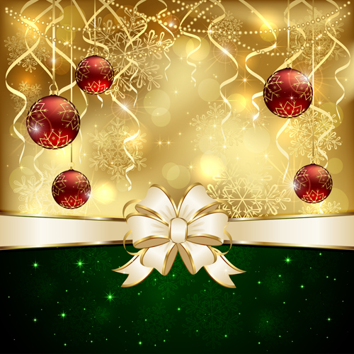 Bright christmas backgrounds vector 07