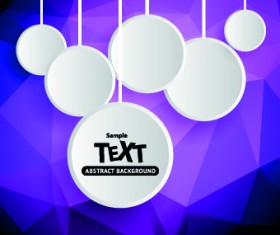 Colorful abstract shapes background vector 04