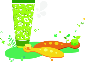 Ecology objects illustration design vector 03