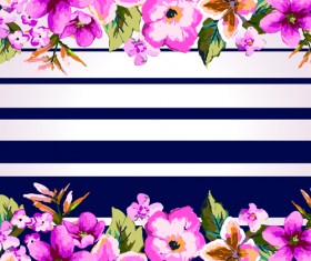 Retro Floral background graphic