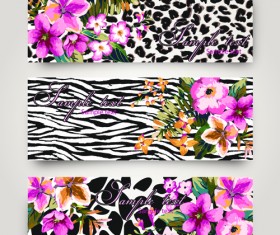 Vintege Flower banner