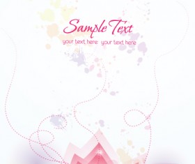 Flower illustrations vector background 05