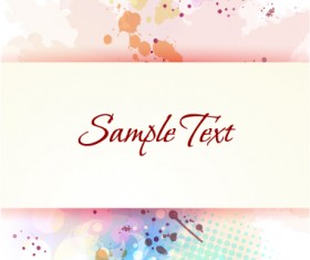 Flower illustrations vector background 24