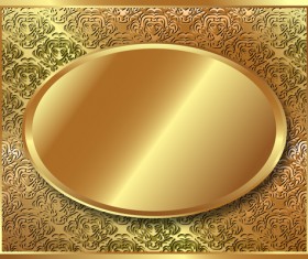 Luxury Golden vector background 03