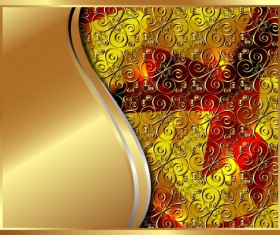 Luxury Golden vector background 05