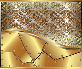 Luxury Golden vector background 06