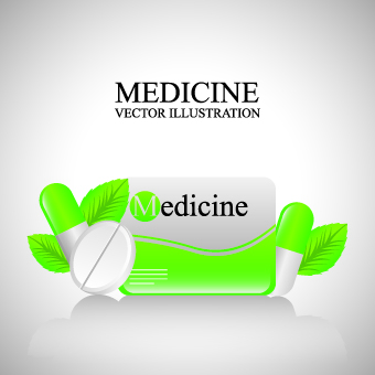 Health with Medical elements vector 01
