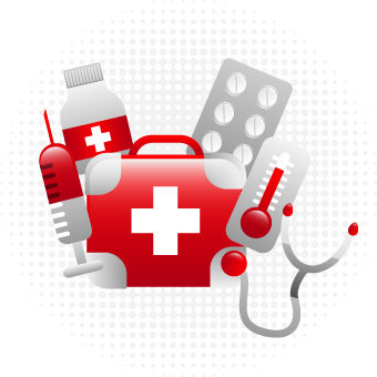 Health with Medical elements vector 03