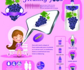 Healthy food flyer template vector 06