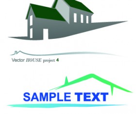 House creative logos vector illustration 01