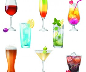 Shiny food cooking icons vector 02