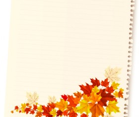 Maple Leaf vector background art 02