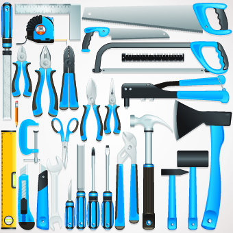 Different Mechanical Tools vector 03
