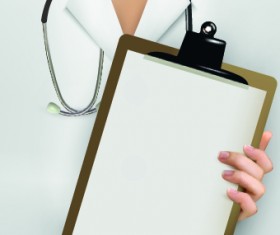 Vector set of Medical background Illustration 02