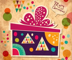 2014 Cute Cartoon Christmas elements vector 01