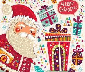2014 Cute Cartoon Christmas elements vector 05