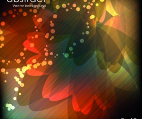 Abstract Neon background vector 04