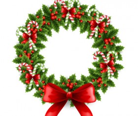 New Year 2014 Christmas elements set vector 15