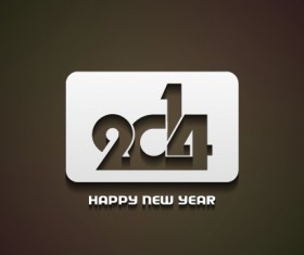 2014 New Year background vector graphics 01