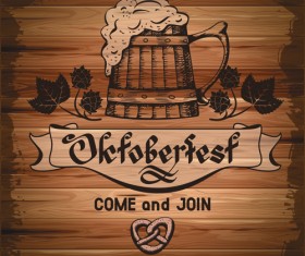 Oktoberfest design elements vector set 10