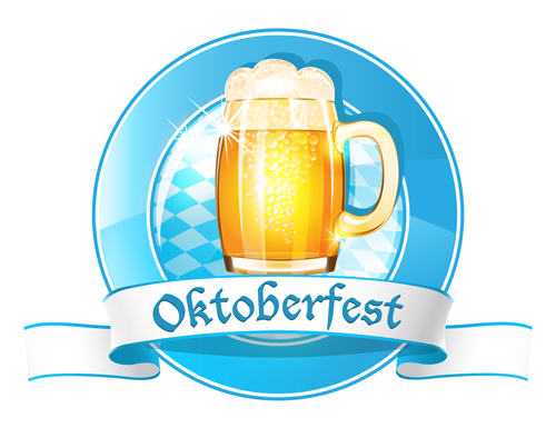 Oktoberfest design elements vector set 11