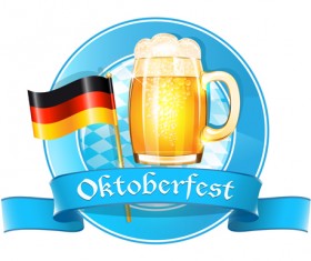 Oktoberfest design elements vector set 12