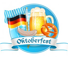 Oktoberfest design elements vector set 14