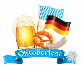 Oktoberfest design elements vector set 15