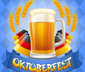 Oktoberfest design elements vector set 19