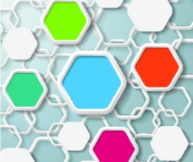 3D Paper background vector design 01