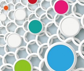 3D Paper background vector design 03