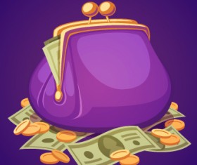 Vector Piggy bank design elements 02
