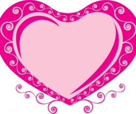 Valentines Day Romantic ornaments vector 03
