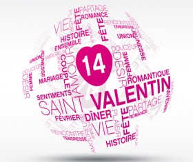 Valentines Day creative background vector 04