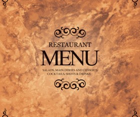 Vector Retro Menu design 02